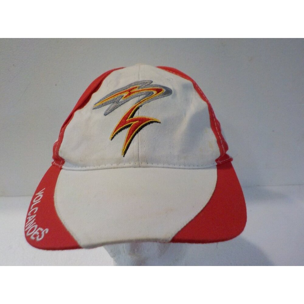Salem-Keizer Volcanoes Minor League Baseball Strap Back Ball Cap Hat Red & White